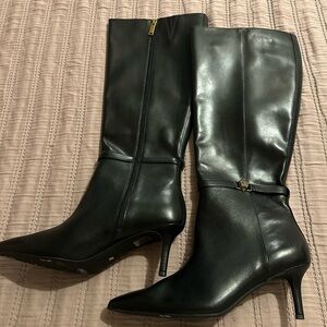 Kurt Geiger Black Flexi Knee-High Boots